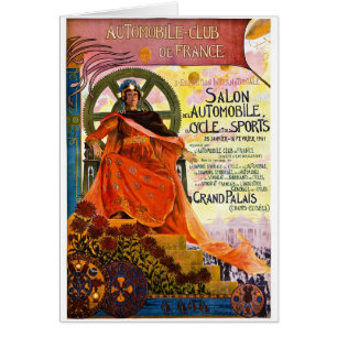 Publicité vintage de Salon de l'Automobile de