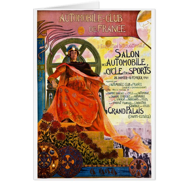 Publicité vintage de Salon de l'Automobile de (Devant)