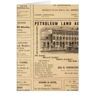 Publicités pétrolières de New York et de Pennsylva