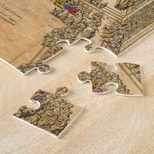 Publiek Chapel in het Vaticaan (kleurengraving) Legpuzzel (Zijkant)