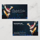 publiek concert gitarist visitekaartje (Voorkant / Achterkant)
