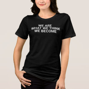Publiek domein inspirerende quote gratis gebruik q Tri-Blend shirt
