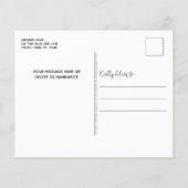 Publiek kerstfeest met blauwe lijn (Achterkant)