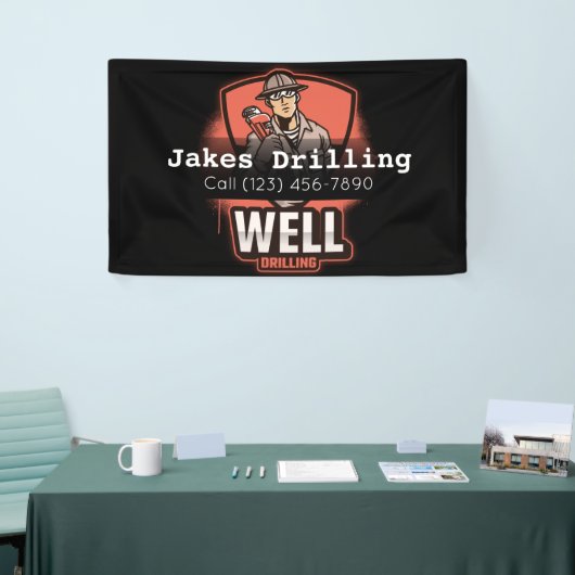 Publier la bannière d'entreprise de forage (Salon professionnel)