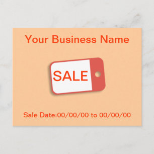 Publier la carte postale de vente