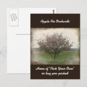 Publier l'arbre Apple dans la carte postale Bloom (Devant / Derrière)
