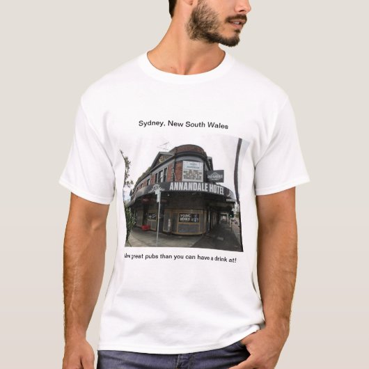 Pubs de Sydney : T-shirt d'hôtel d'Annandale (Devant)