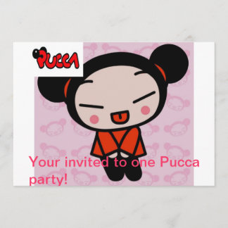 Pucca-uitnodigingen Kaart