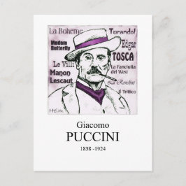 Puccini Briefkaart