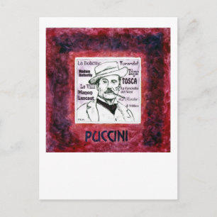 Puccini-briefkaart Briefkaart
