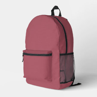 Puce Color Backpack  Bedrukte Rugzak