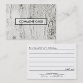 puces peintes par carte de commentaire (Devant / Derrière)