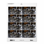 Puch 125 SV Etiket (Full Sheet)
