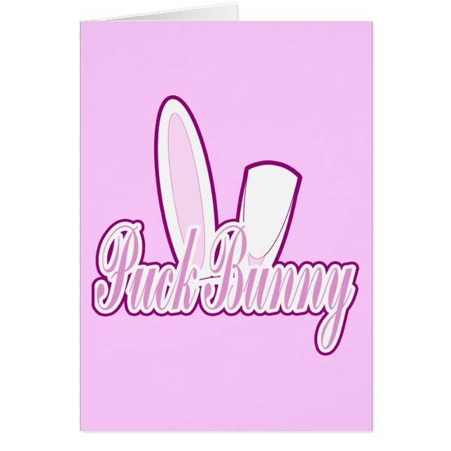 Puck Bunny Card (Voorkant)