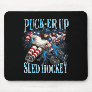Puck-er Up Sledgehockey Vrouwen- En Meisjesteam Sp Muismat