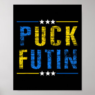 Puck Futin Meme Ik sta achter Oekraine Oekraïense Poster