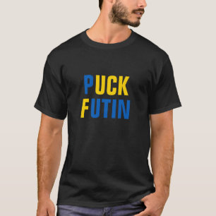 Puck Futin Ukraine steunt Oekraïense Mannen T-shirt