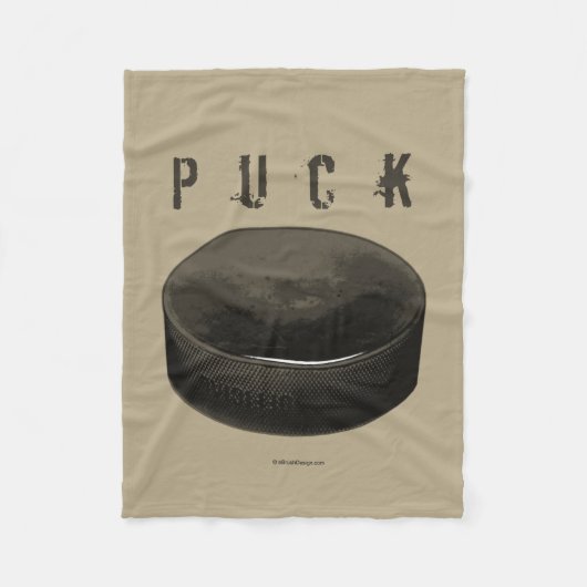 PUCK (Hockey) Fleece Deken (Voorkant)