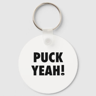 Puck ja! T hockey's voor fans Sleutelhanger