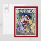 Puck Magazine Hoesje Kerst 1902 Feestdagenkaart (Voorkant / Achterkant)
