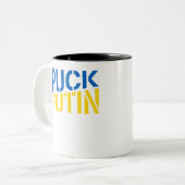 Puck Poetin Tweekleurige Koffiemok (Voorkant links)