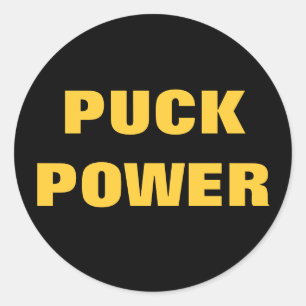 PUCK POWER RONDE STICKER