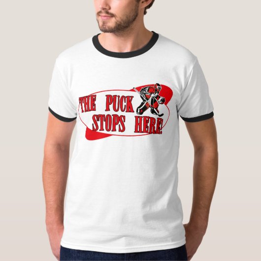 Puck Stops here T-shirt (Voorkant)