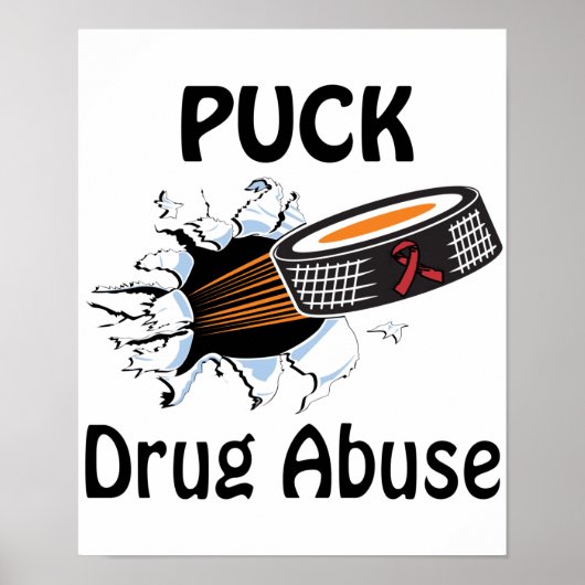 Puck the Causes Drug Abuse Poster (Voorkant)
