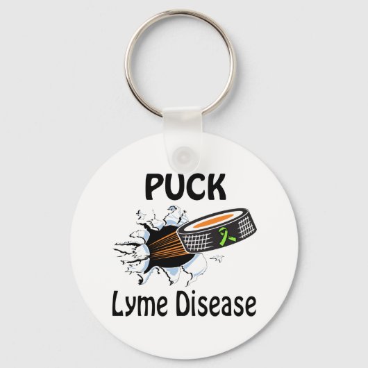 Puck the Causes Lyme Disease Sleutelhanger (Voorkant)