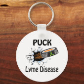 Puck the Causes Lyme Disease Sleutelhanger (Voorkant)