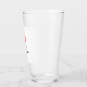 "Pucker Up Dinner First" heet glas (Links)