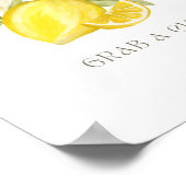 Pucker Up, Grab a Cup Sign for Party Poster (Hoek)