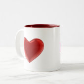 Pucker Valentine Hearts Mug (Devant gauche)