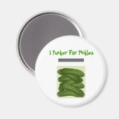 Pucker voor Pickles Magnet Magneet (Voorkant / Achterkant)