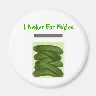 Pucker voor Pickles Magnet Magneet