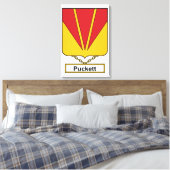 Puckett Family Crest Canvas Afdruk (Insitu (Slaapkamer))