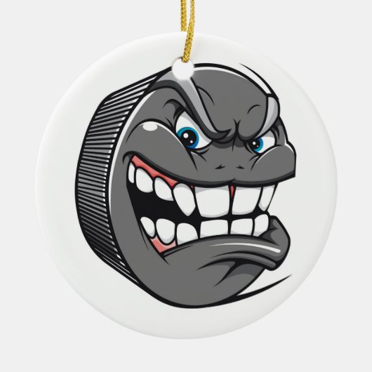 PUCKHEAD KERAMISCH ORNAMENT (Voorkant)