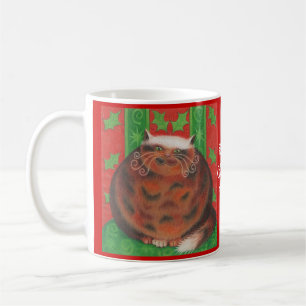 Pud de Noël "Purrfect voeux de Noël" mug