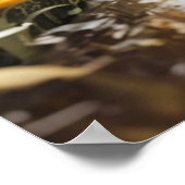 Puddels en regen poster (Hoek)