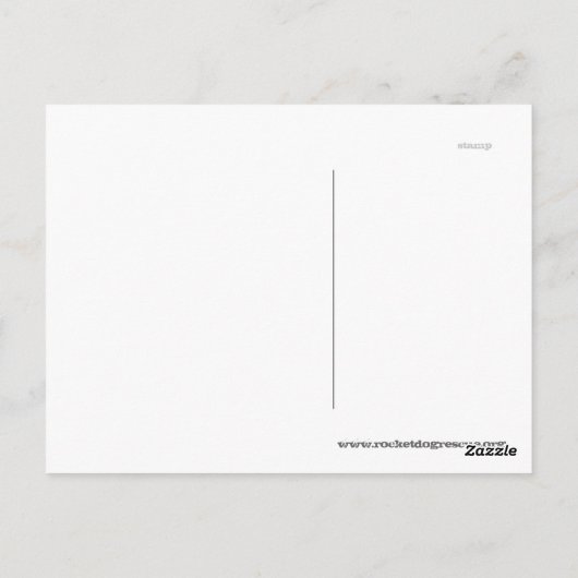 Puddin' Don't niet - RDR Briefkaart (Achterkant)