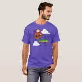 Pudding & Cute Skull Accessory - Happy Jump T-shirt (Voorkant volledig)