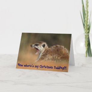 Pudding de Noël - carte de Noël de KMP