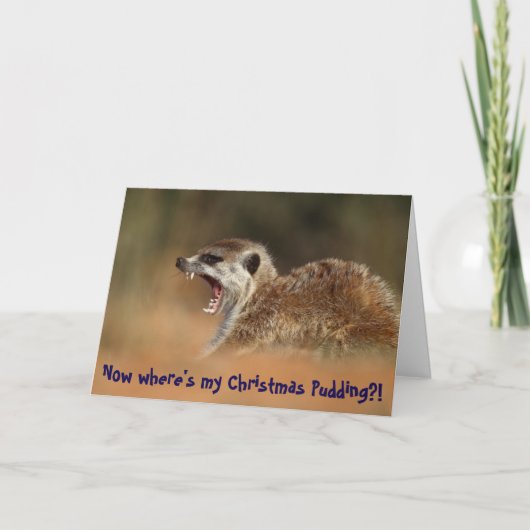 Pudding de Noël - carte de Noël de KMP (Devant)