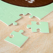 Pudding de Noël Puzzle personnalisable (Côté)