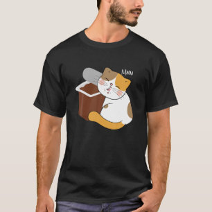 Pudding Lover Kawaii Cat Chocolate Pudding Lovers T-shirt