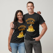 Pudding Met Vork Grappig Design T-shirt (Unisex)