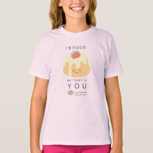 Pudding Trust psalm 56 Christelijke meisjes' T-shirt