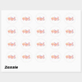Pudelpointer Ronde Sticker (Vel)