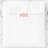 Pudelpointer Ronde Sticker (Tas)