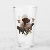 Pudelpointers, jachtfazant glas (Achterkant)